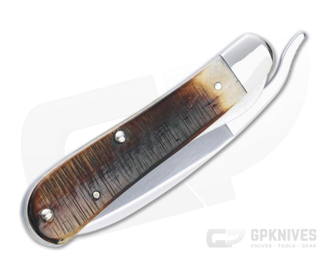 Case Russlock Barehead Sawcut Jig Amber Bone Liner Lock Folding