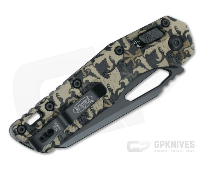 Microtech MSI S/E - Claw Camo Polymer - Black Blade 210T-1PMCWC-Z4