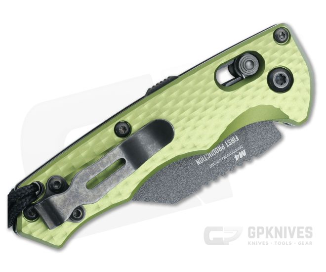 Benchmade Partial Auto Immunity Green Handle Black M4 2950BK-2 Knife