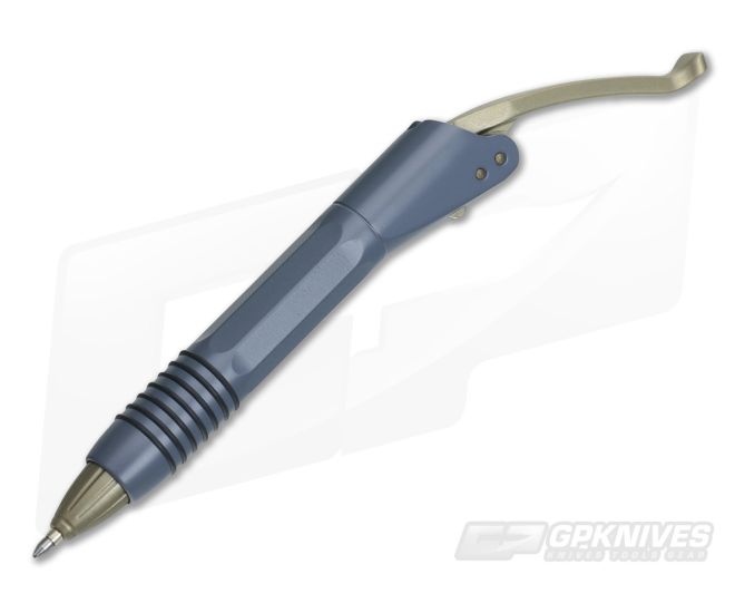 Microtech Siphon II Gray Stainless Steel Ink Pen