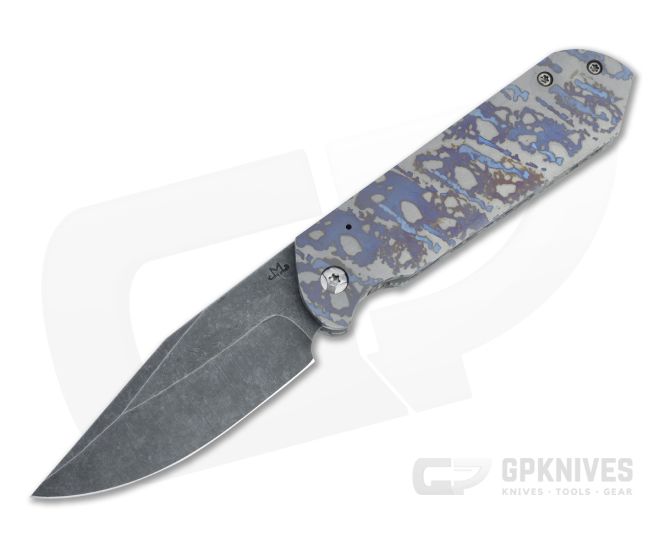 Maverick Custom Knives Frame Lock Front Flipper Clip Point Acid