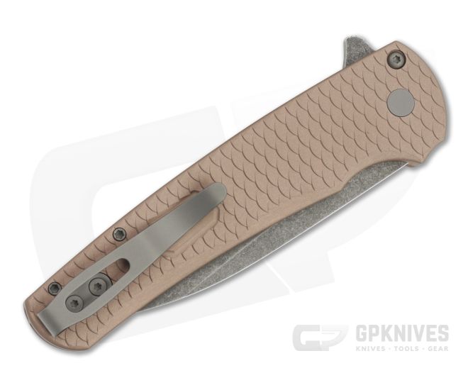 Protech Malibu - FDE Dragon Scale - Acid Wash Magnacut Wharncliffe
