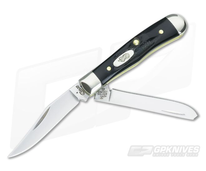 Case Tiny Trapper Jigged Buffalo Horn 65226 Knife for Sale