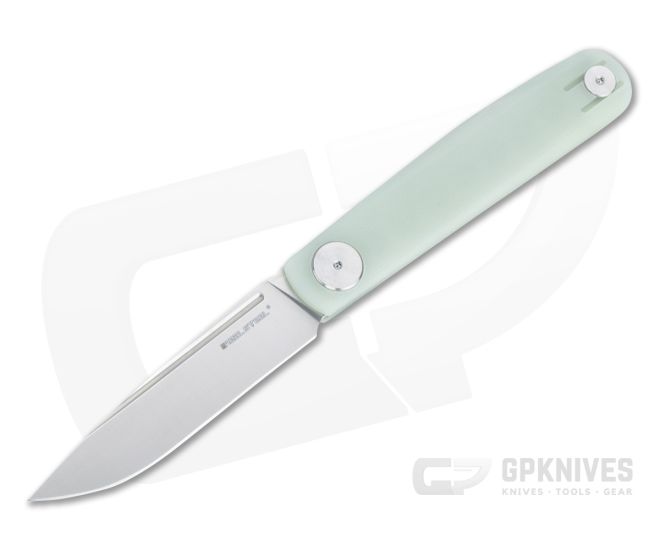 Real Steel Gslip Compact Satin VG10 Natural G10 Slip Joint Folding