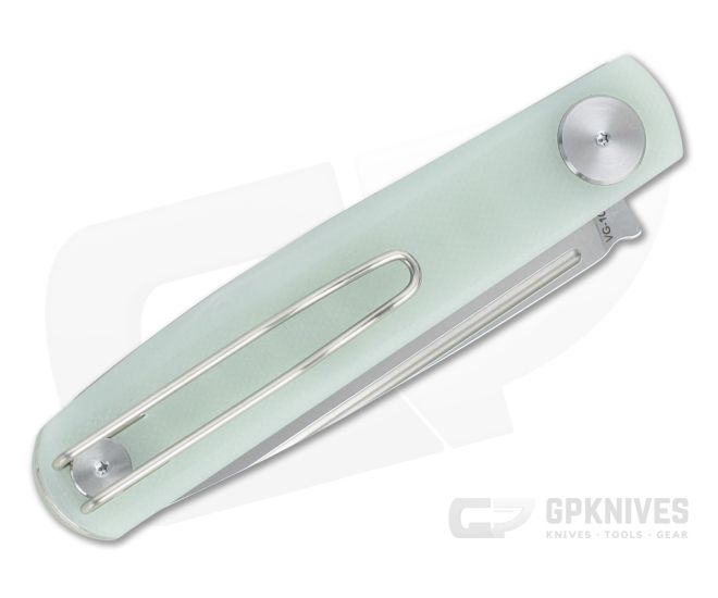 Real Steel Gslip Compact Satin VG10 Natural G10 Slip Joint Folding