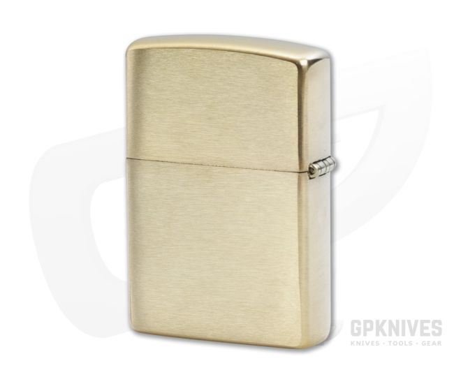 Zippo Windproof Lighter Brushed Brass Eye of Providence Lighter
