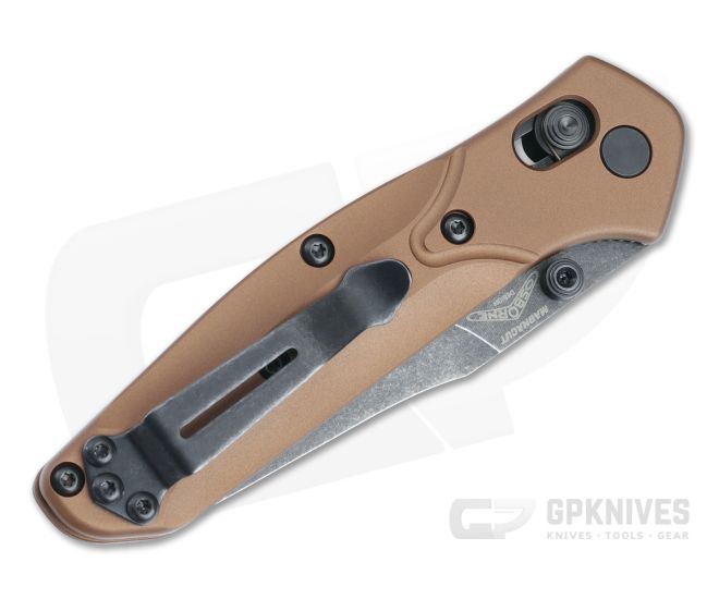 Benchmade 945BK-03 Mini Osborne Magnacut Burnt Copper Aluminum