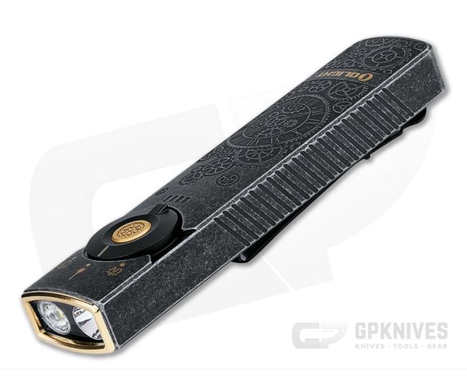 Olight Arkfeld Pro - Titanium Gears Limited Edition Flashlight