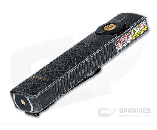 Olight Arkfeld Pro - Titanium Gears Limited Edition Flashlight