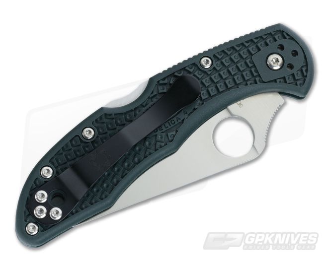 チ*タ様 米軍放出品BlueForceGearSPLITminusCHESTRI Spyderco Delica 4 C11PGRE Flat Ground ZDP-189 British Racing Green