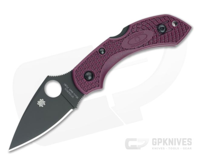 Spyderco Dragonfly 2 PD#1 - Burgundy FRN Sprint Run C28BGBKP2