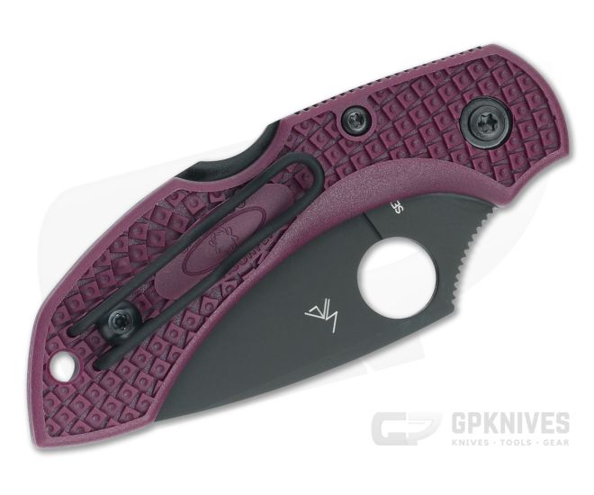 Spyderco Dragonfly 2 PD#1 - Burgundy FRN Sprint Run C28BGBKP2