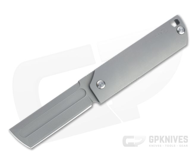D Rocket Design MaximX Flipper Blasted M390 Titanium Frame Lock