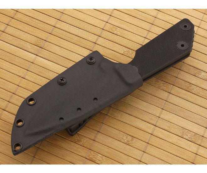 Strider EB-AC Fixed Knife Spear Point Black G10 Cerakote