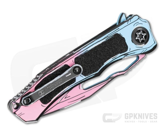 Heretic Wraith V4 Manual - Cotton Candy Cel Shade - Clip Point