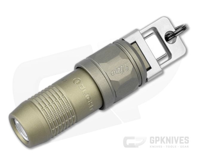 Olight iUltra - Olive Green OAL Keychain Flashlight