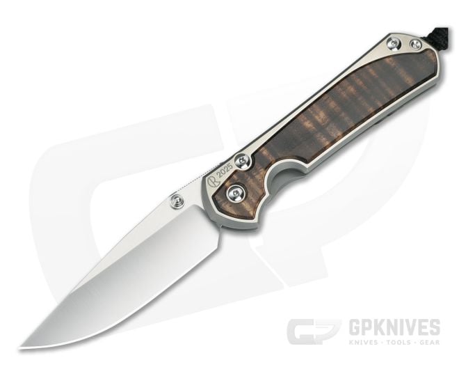 Chris Reeve Large Sebenza 31 - 2025 Annual - Koa Wood Inlays