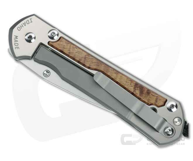 Chris Reeve Large Sebenza 31 Left Hand - 2025 Annual - Koa Wood Inlays