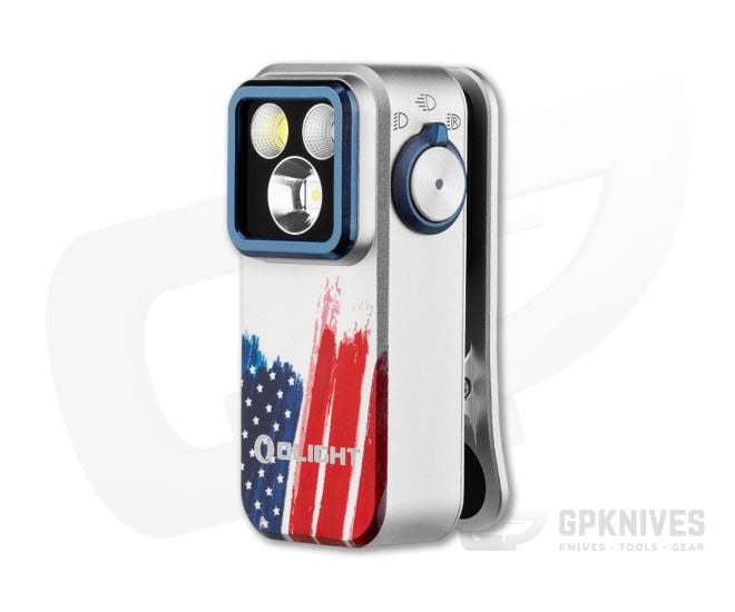 Olight Oclip Pro - Stars & Stripes Edition Clip Light 500 Lumens