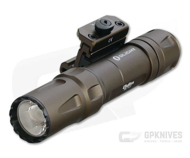 Olight Odin Desert Tan Limited Edition 2000 Lumen Picatinny Rail