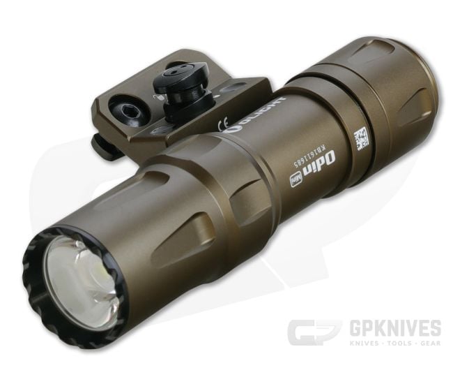 Olight Odin Mini Desert Tan 1250 Lumen 18500 Rechargeable M-LOK