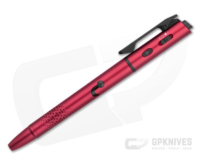 Olight O'Pen 3 - Wine Red Aluminum Penlight with Laser