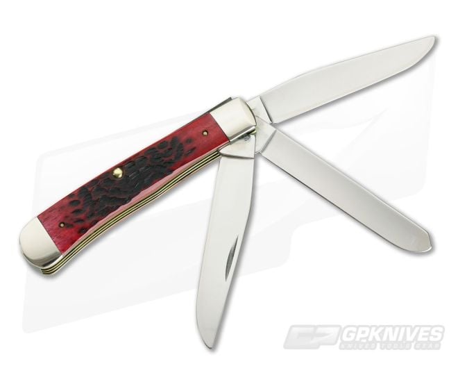 Case 1994 IBCA 3 blade Red Bone Trapper