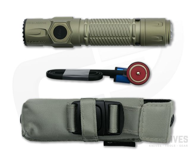 Olight Warrior Ultra Tactical Flashlight - Olive Green