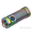 Olight S Mini Baton Rainbow PVD Coated Titanium LED Flashlight