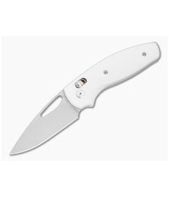 TRM Bulldog Rev B Snow White G10 3D Contoured Magnacut Folding Knife (2.95") - TRM-005 1