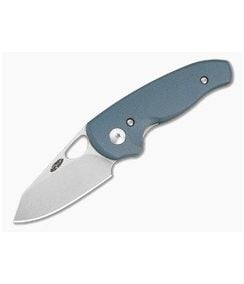 TRM Holier Nerd Blue Cerakote Titanium 3D Contoured Magnacut Folding Knife (2.20") - TRM-011 1