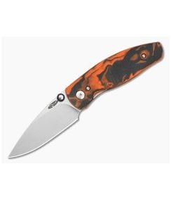 TRM Neutron 2 Tangerine Tiger Orange G10 3D Magnacut Liner Lock Folding Knife (3.00") - TRM-015 1