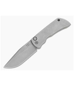 McNees Knives MAC2 AutoMac Stonewash Atomic Aluminum - MNK-036 1