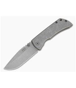 McNees Knives PM MAC-2 3" Stonewash Atomic Drop Point - MNK-037 1