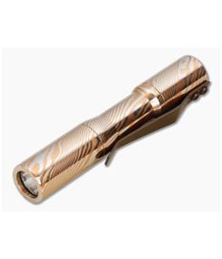 CWF Micro Click Mokume Polished (5000K) 10440 EDC Flashlight - CWF-093 1