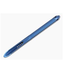 Microtech TAC-P Mini Antique Blue Titanium Marfione Select Signature Series Kubaton (6.05" Overall) 112M-MS1 - MT-112M-MS1 1