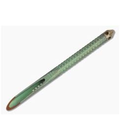 Microtech TAC-P Mini Antique Green Titanium Marfione Select Signature Series Kubaton (6.05" Overall) 112M-MS2 - MT-112M-MS2 1