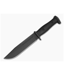 Ka-Bar Slabby Black Glass Filled Nylon 1095 Cro-Van Fixed Blade Knife (6.86" Blade) 1310 - KA-1310 1