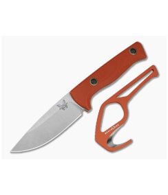 Benchmade 15650-01-COMBO SlipRidge Rust Orange G10 MagnaCut Fixed Blade Hunting Knife & Gut Hook Combo (3.70" Blade) - BM-15650-01-COMBO 1