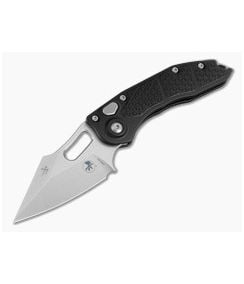 Microtech M-Stitch M390MK Stonewash Black Aluminum Automatic Knife (3.12" Blade) 169M-10 - MT-169M-10 1