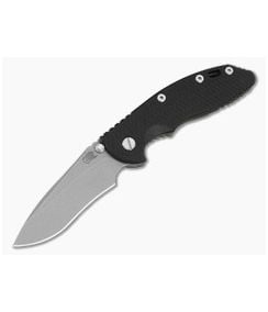 Hinderer XM-18 3.5" Recurve Non-Flipper Black G10 Battle Bronze Titanium and MagnaCut Working Finish Folding Knife (3.50" Blade) - HK-1973 1