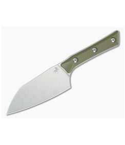 Microtech Santoku 4.2" OD Green G10 Stonewash - MT-3300-10OD 1