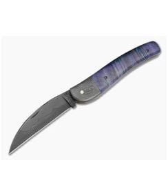 Chuck Hawes Custom Seahorse Whittler Purple Maple W2 Hamon - CU-5293 1