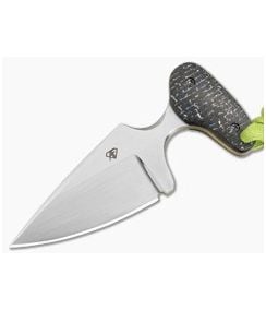 Aaron Frederick Blue Silver Lightning Strike Carbon Fiber Custom Push Dagger (2.50") - CU-5346 1
