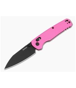 Kershaw Bel Air Pink Aluminum Reverse Tanto MagnaCut Black PVD Folding Knife (3.10" Blade) 6105PINK - KS-6105PINK 1
