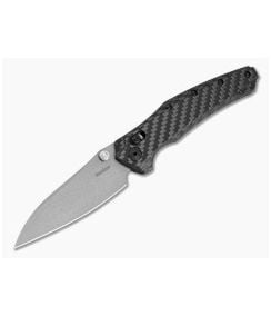 Kershaw Bareknuckle DuraLock Carbon Fiber MagnaCut Working Finish Folding Knife (3.50" Blade) 6777CF - KS-6777CF 1