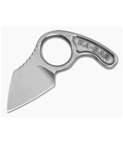 Ka-Bar George Roscoe 425HC Stainless Steel Fixed Blade Knife (1.80" Blade) 7704 - KA-7704 1