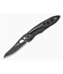 Leatherman Skeletool KB Onyx Black Aluminum 420HC Black Oxide Liner Lock Knife (2.60" Blade) 833163 - LM-833163 1