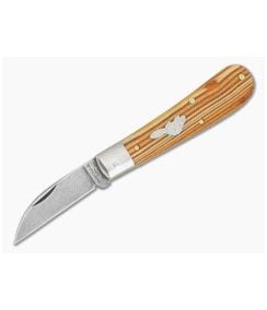 Great Eastern Cutlery Farm & Field #93 Large Wood Chipper Antique Heart Pine 1095 Carbon Steel Pocket Knife (3.87" Closed) 930126L - GEC-930126L-AHPW 1