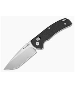 Reate Horizon X Tanto Black Fatcarbon Glass Nitro-X7 Stonewash Crossbar Lock Knife (3.20" Blade) - RK-HRZN-X-11 1